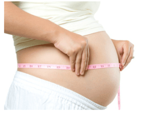 Répartition du poids pendant la grossesse